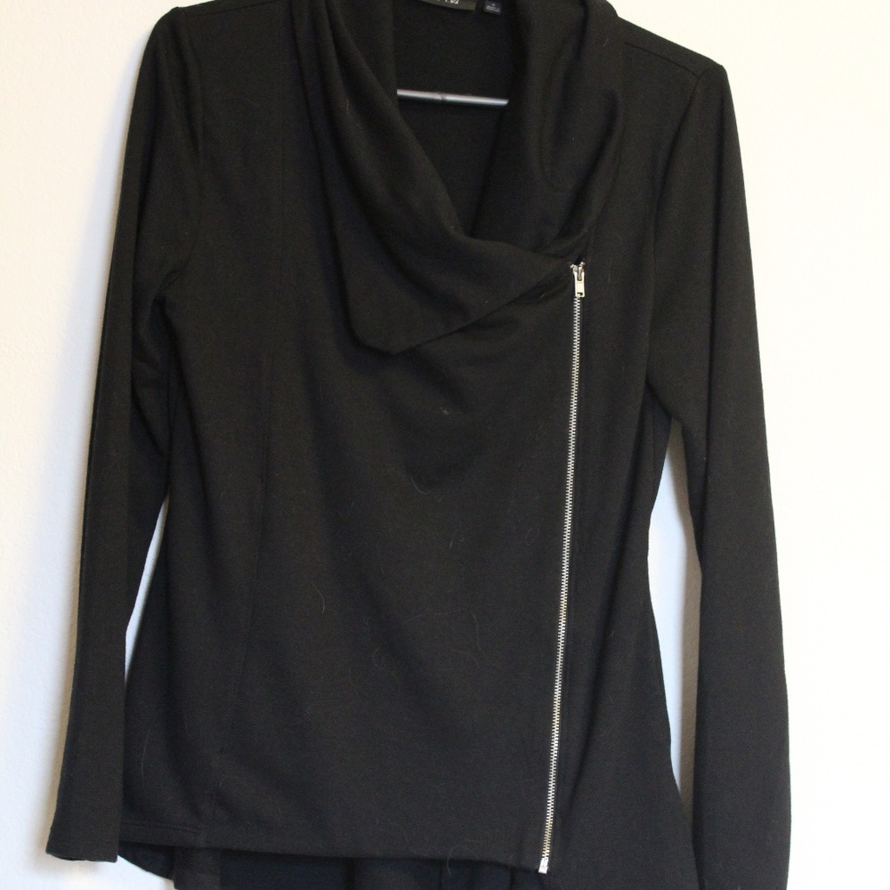 Black Apt. 9 Asymmetrical Jacket